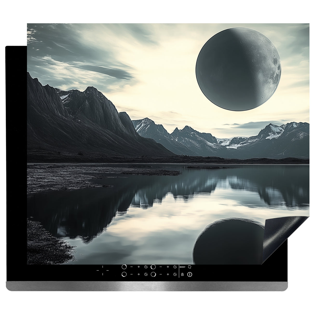 Inductie Beschermer - Afdekmat - Zwevende Maan