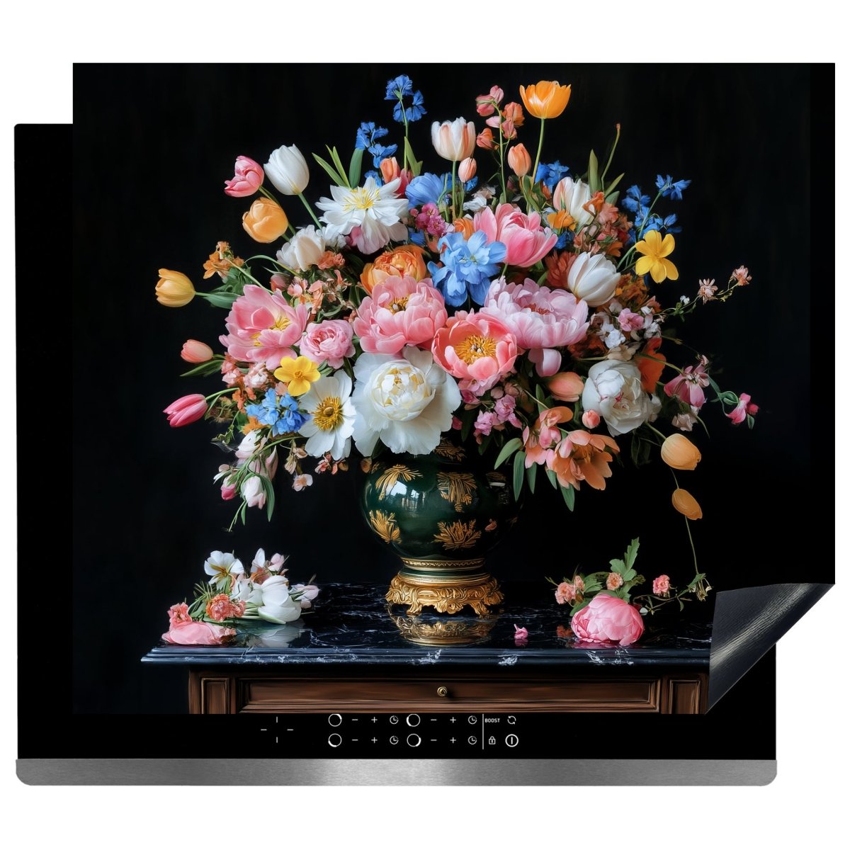 Inductie beschermer - Afdekmat - Luxe Bloemenvaas