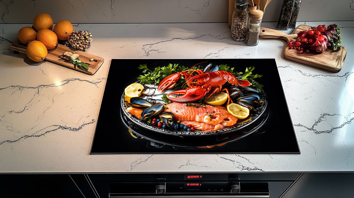 Inductie beschermer - Afdekmat - Luxe Zeevruchten