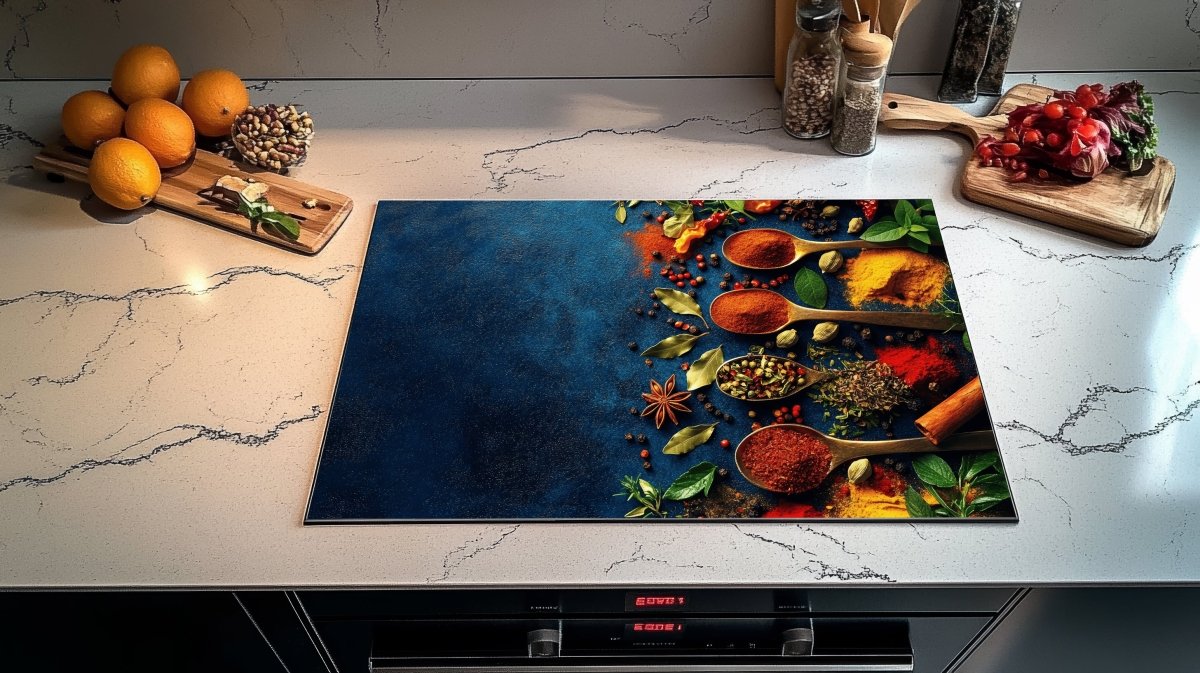 Inductie beschermer - Afdekmat - Kruidige Specerijen