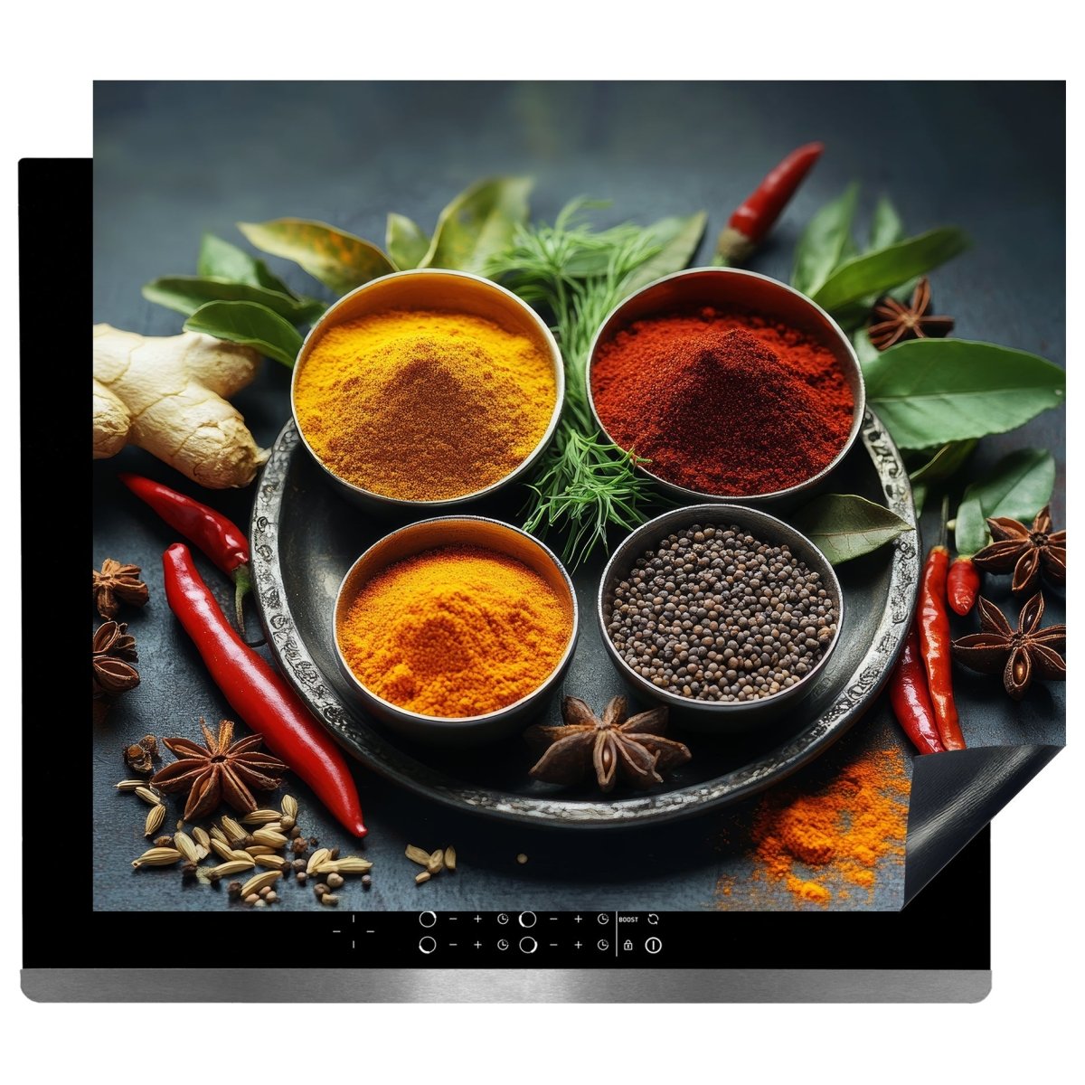 Inductie beschermer - Afdekmat - Pittige Specerijen