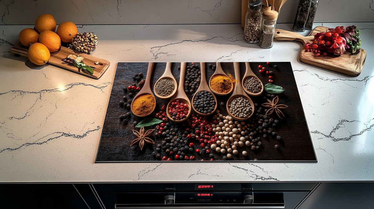 Inductie beschermer - Afdekmat - Diverse Specerijen