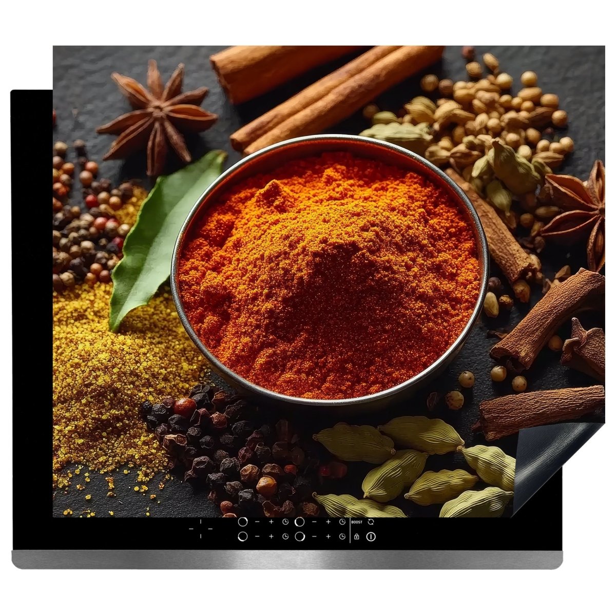 Inductie beschermer - Afdekmat - Ongemalen Specerijen