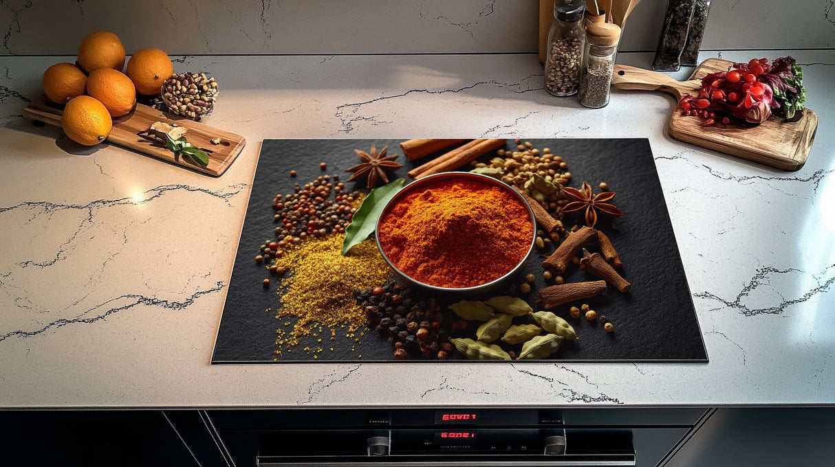 Inductie beschermer - Afdekmat - Ongemalen Specerijen