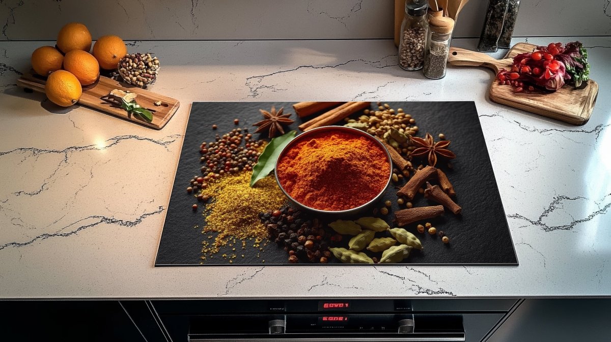 Inductie beschermer - Afdekmat - Ongemalen Specerijen