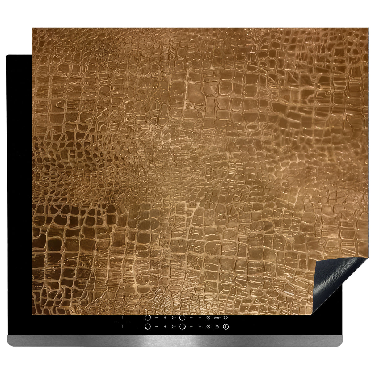 Inductie beschermer - Afdekmat - Golden Croco
