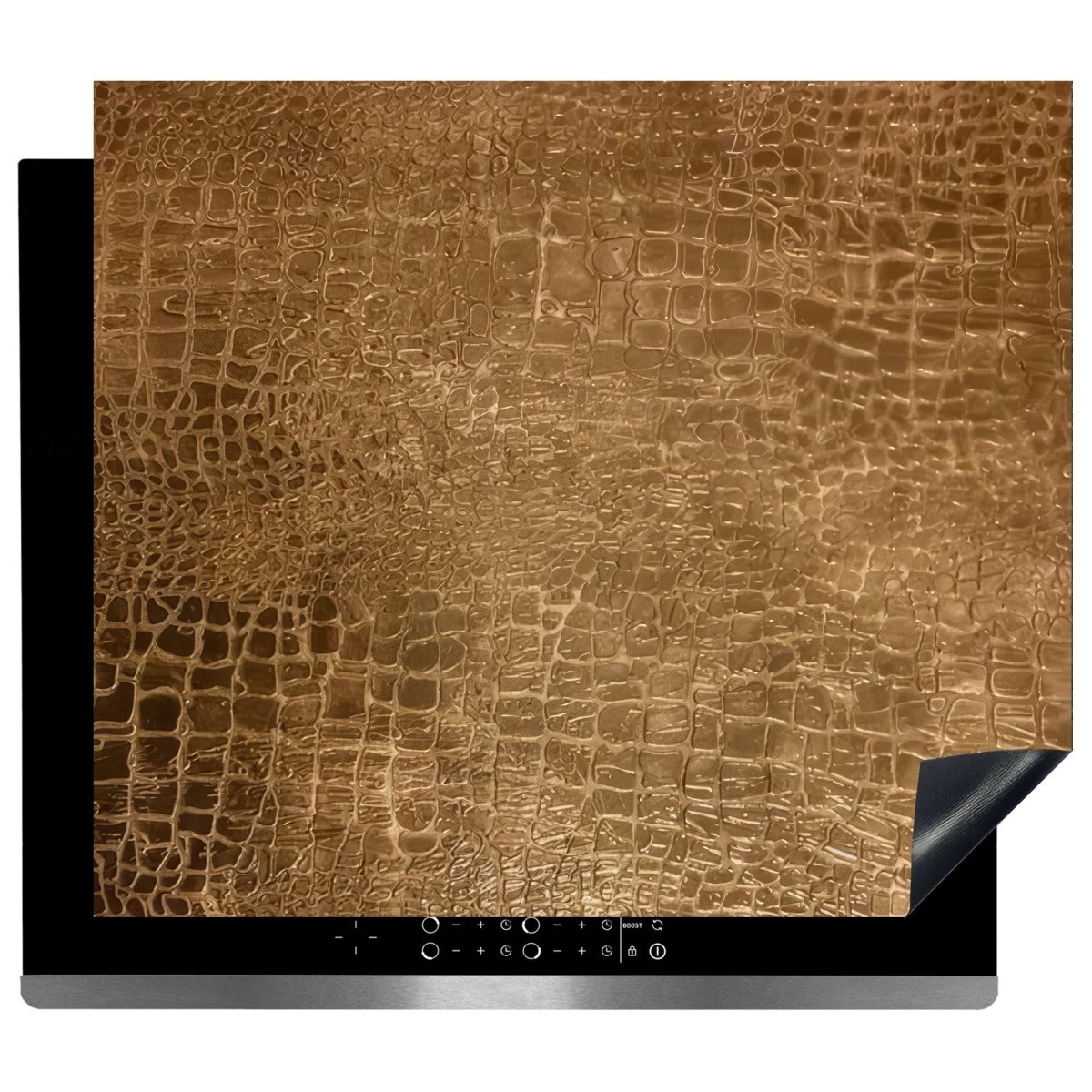 Inductie beschermer - Afdekmat - Golden Croco