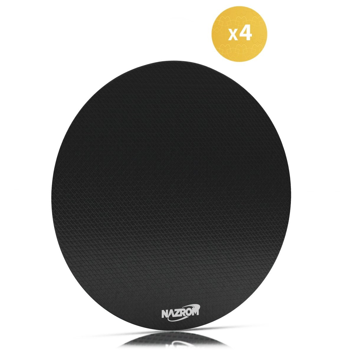 Inductie Beschermer Set Zwart – 4 Stuks 22Ø – Anti-Kras & Anti-Slip