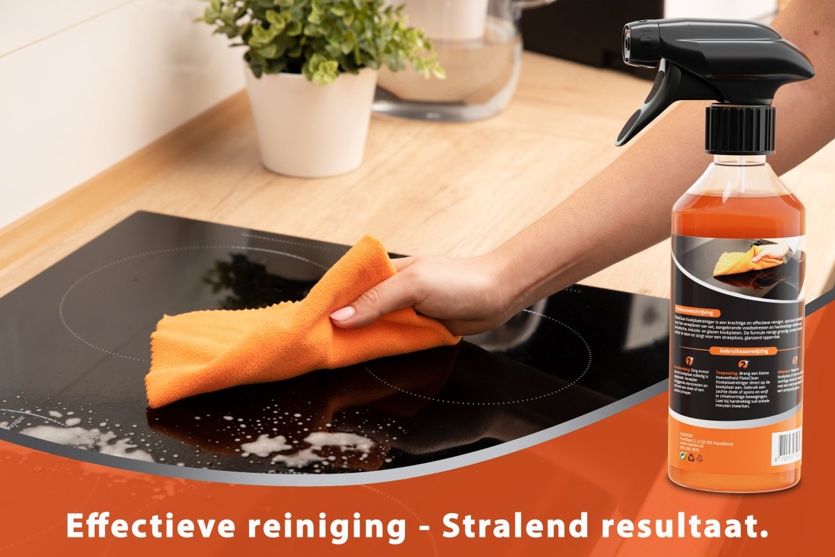 Kookplaatreiniger – Voor Inductie, Keramische en Glazen Kookplaten | Streeploos Schoon