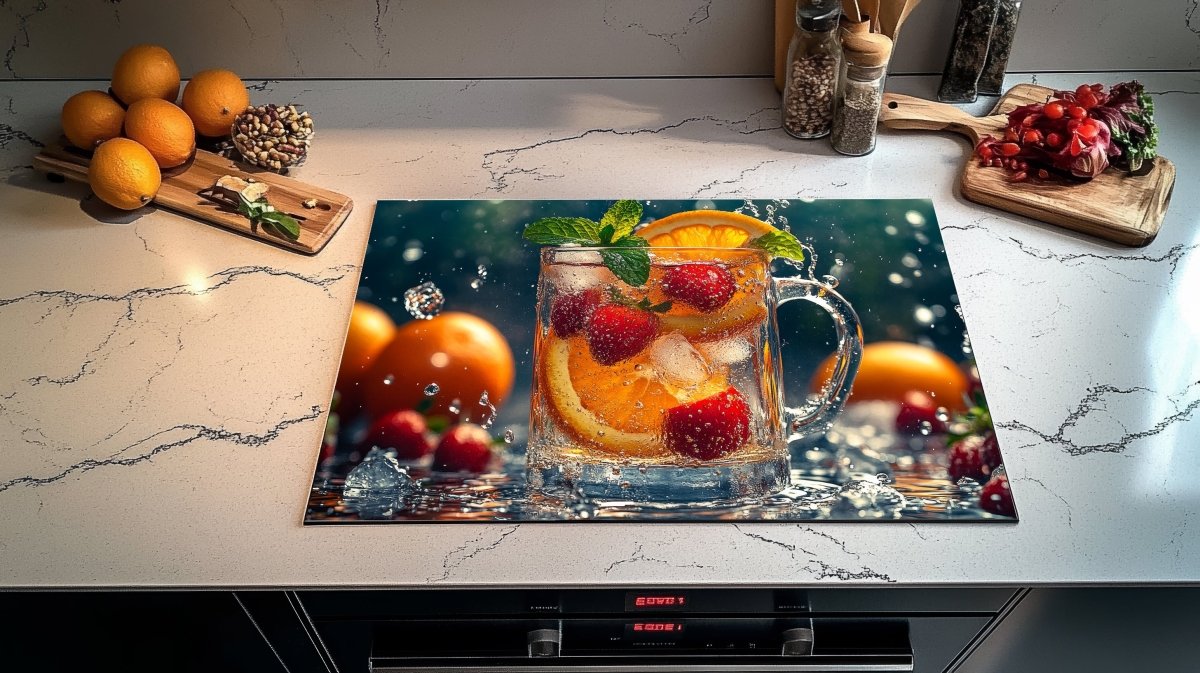 Inductie beschermer - Afdekmat - Citrus Mint