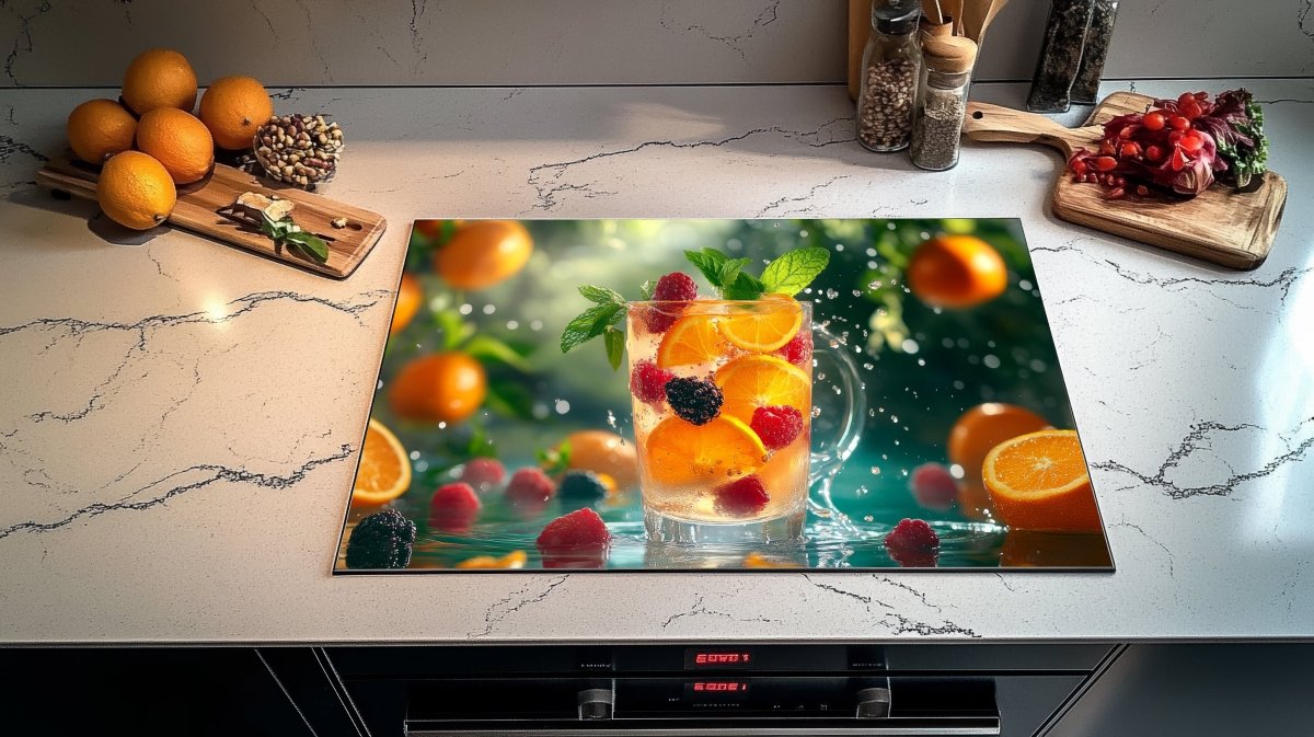 Inductie beschermer - Afdekmat - Amber Sparkle