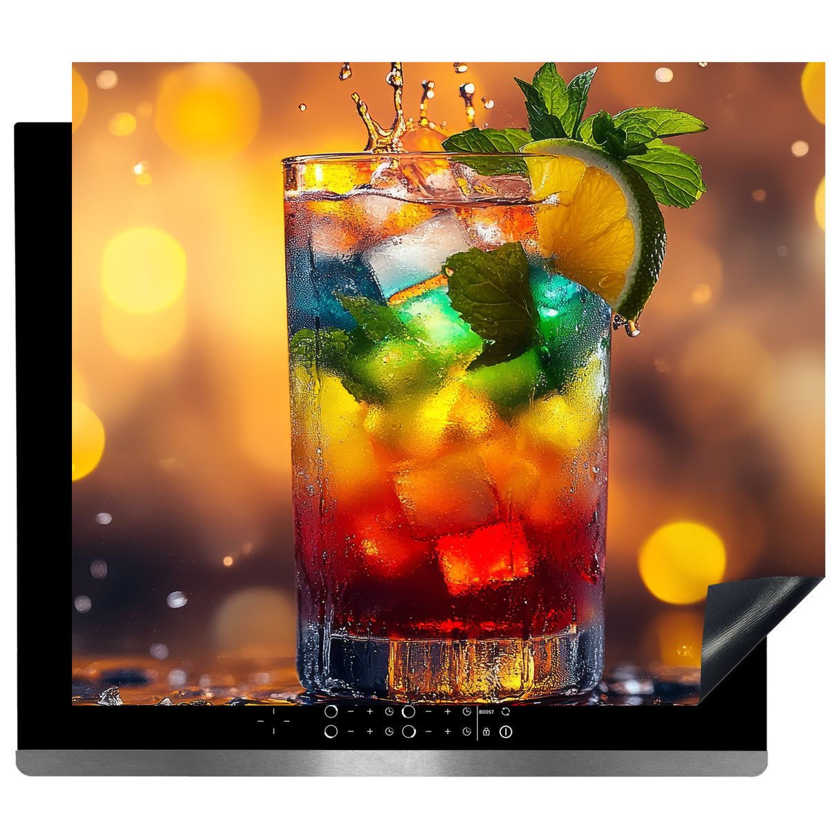 Inductie beschermer - Afdekmat - Rainbow Breeze