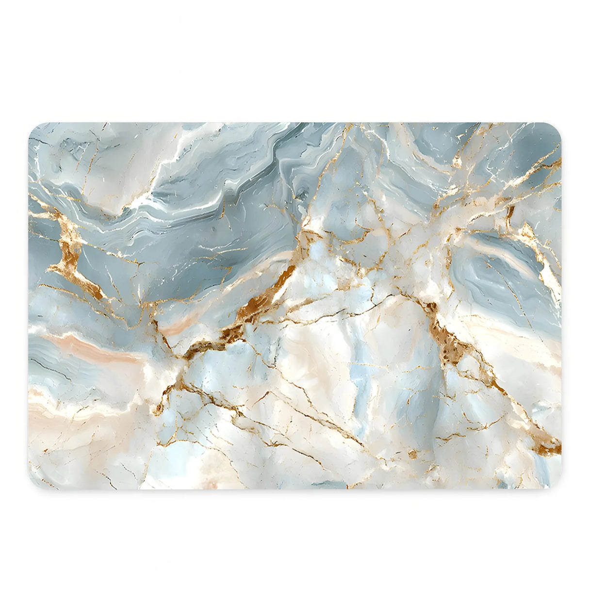 Luxe Vinyl Placemats Van Kunststof – Azure Marble
