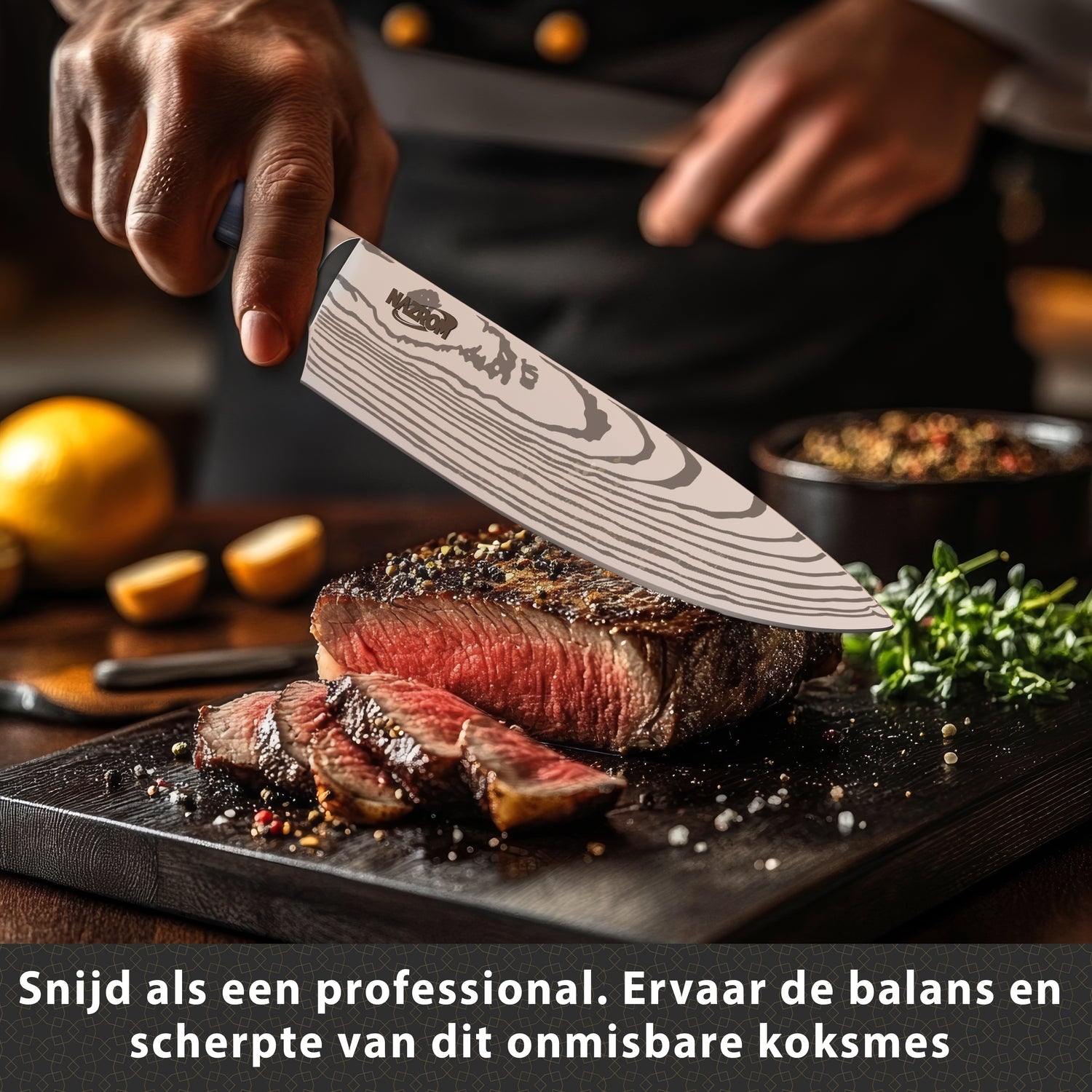 Professionele Messenset – 4-delig | Voor Elke Snijtaak in de Keuken