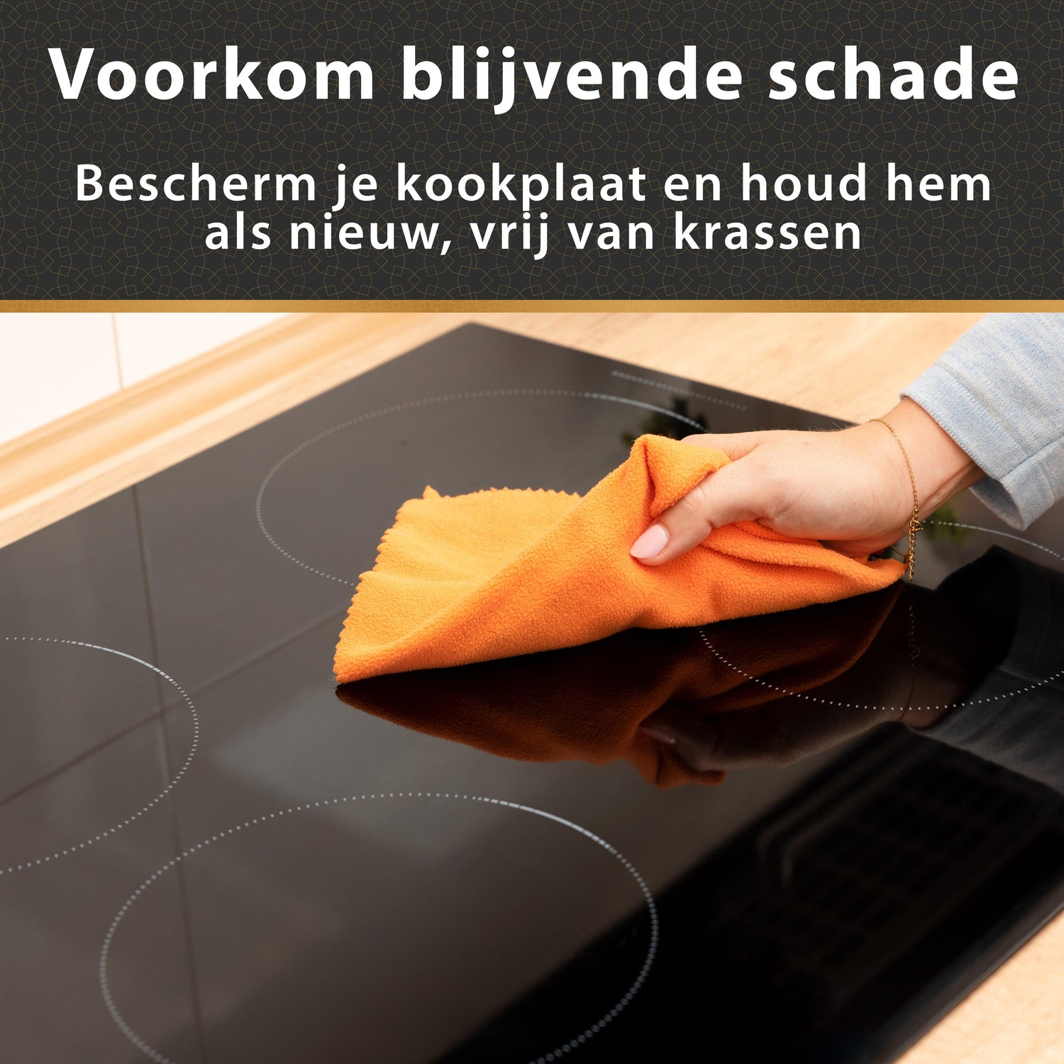 NAZROM® Inductie Beschermer – Inductie Mat - Stijlvolle Set Inductie Matten - 7 Stuks – 5 Maten - Marmer NAZROM