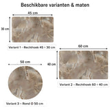 Luxe Vinyl Placemats Van Kunststof – Golden Sand