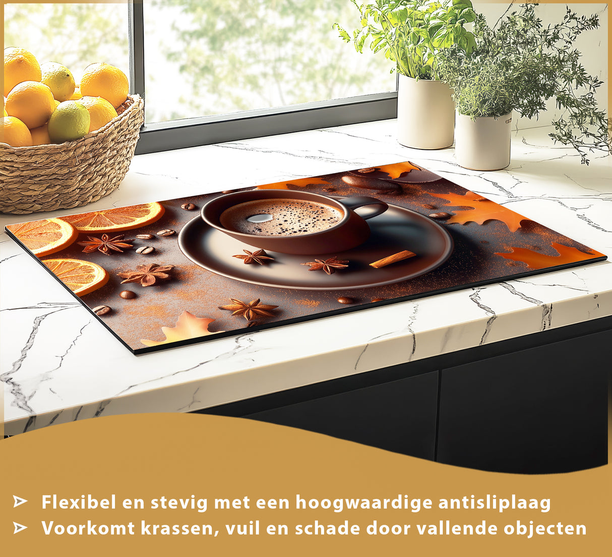 Inductie beschermer - Afdekmat - Authentieke Specerijenmix