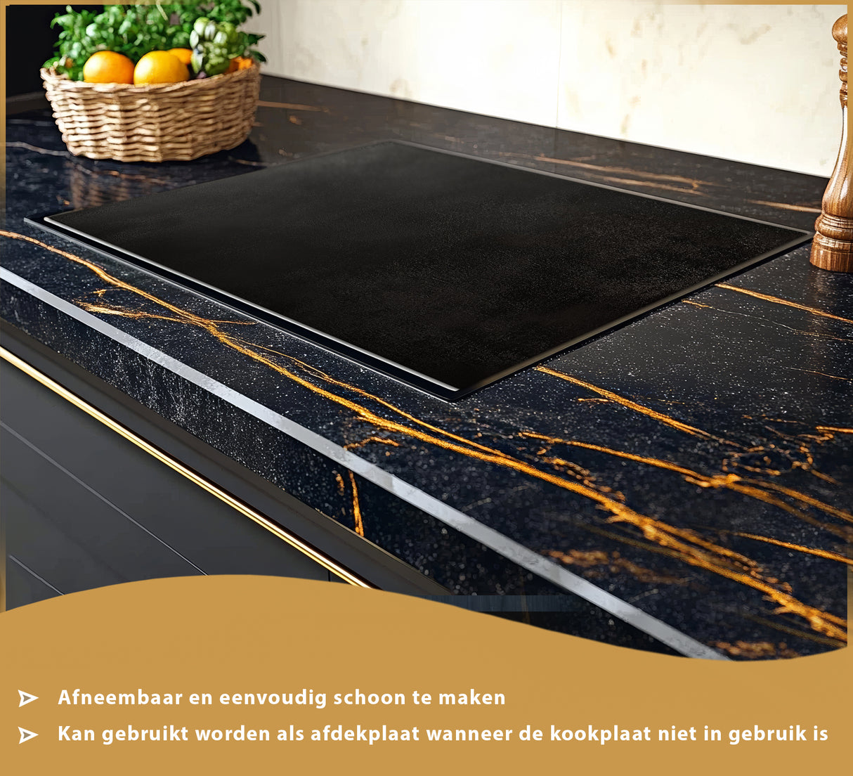 Inductie beschermer - Afdekmat - Stilleven Fruit Design