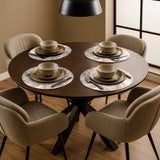 Luxe Vinyl Placemats Van Kunststof – Azure Marble