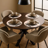 Luxe Vinyl Placemats Van Kunststof – Azure Gold