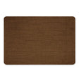 Bruin linnen vinyl placemat