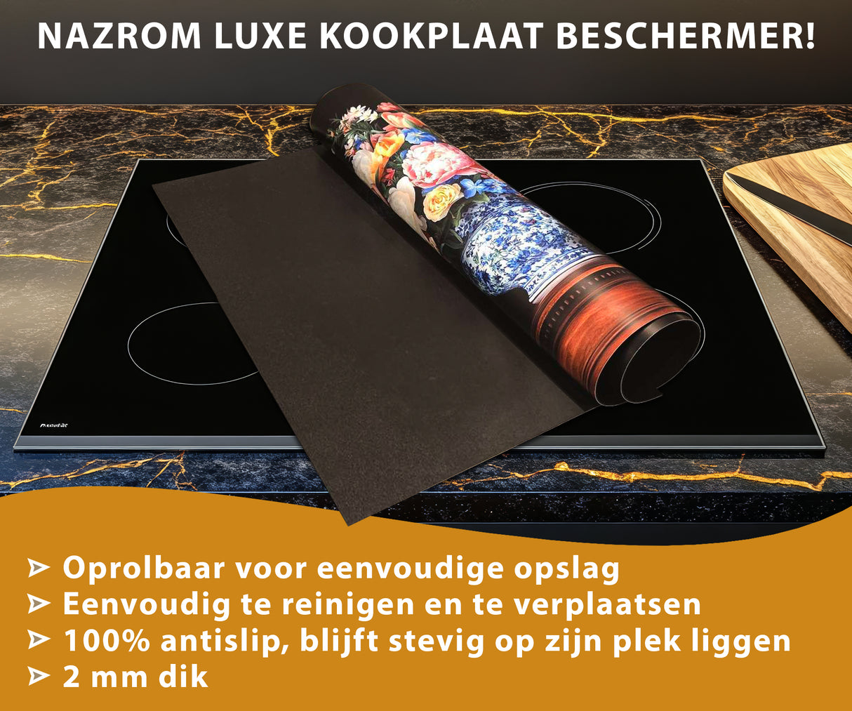 Inductie beschermer - Afdekmat - Authentieke Specerijenmix