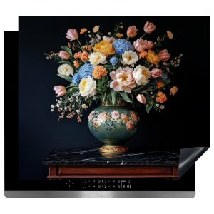 Inductie beschermer - Afdekmat - Klassieke Bloemenvaas