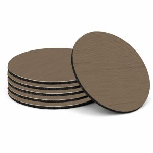 Luxe vinyl onderzetters - Bronze Harmony