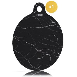 Inductie Beschermer – 1 x Inductie Mat - 24Ø cm - Marmer